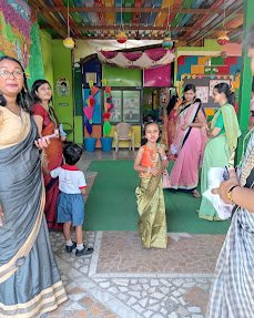 Creative costume and role play activity at TreeHouse Chandkheda