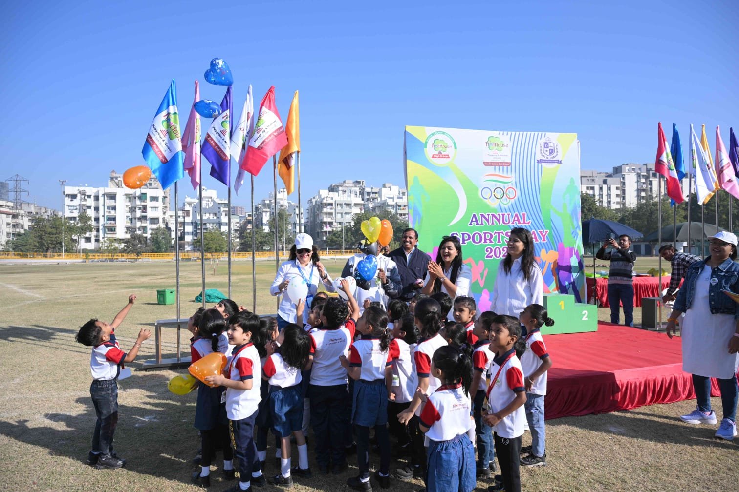 Creative balloon craft activity at TreeHouse Ranip 1