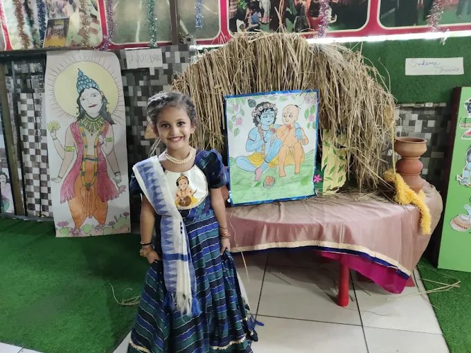A child enjoying creative role play at TreeHouse Vastrapur